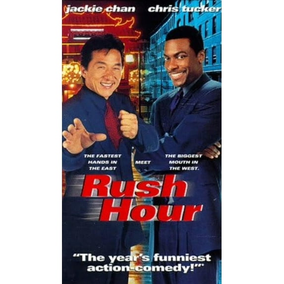 Rush Hour 1998 VHS Tape JACKIE CHAN CHRIS TUCKER