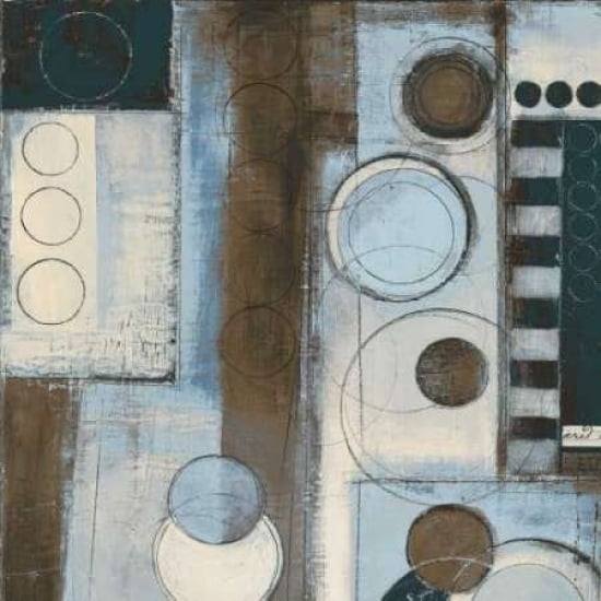 Rush Hour Blues Sq. I Poster Print by Kimberly Poloson (24 x 24)