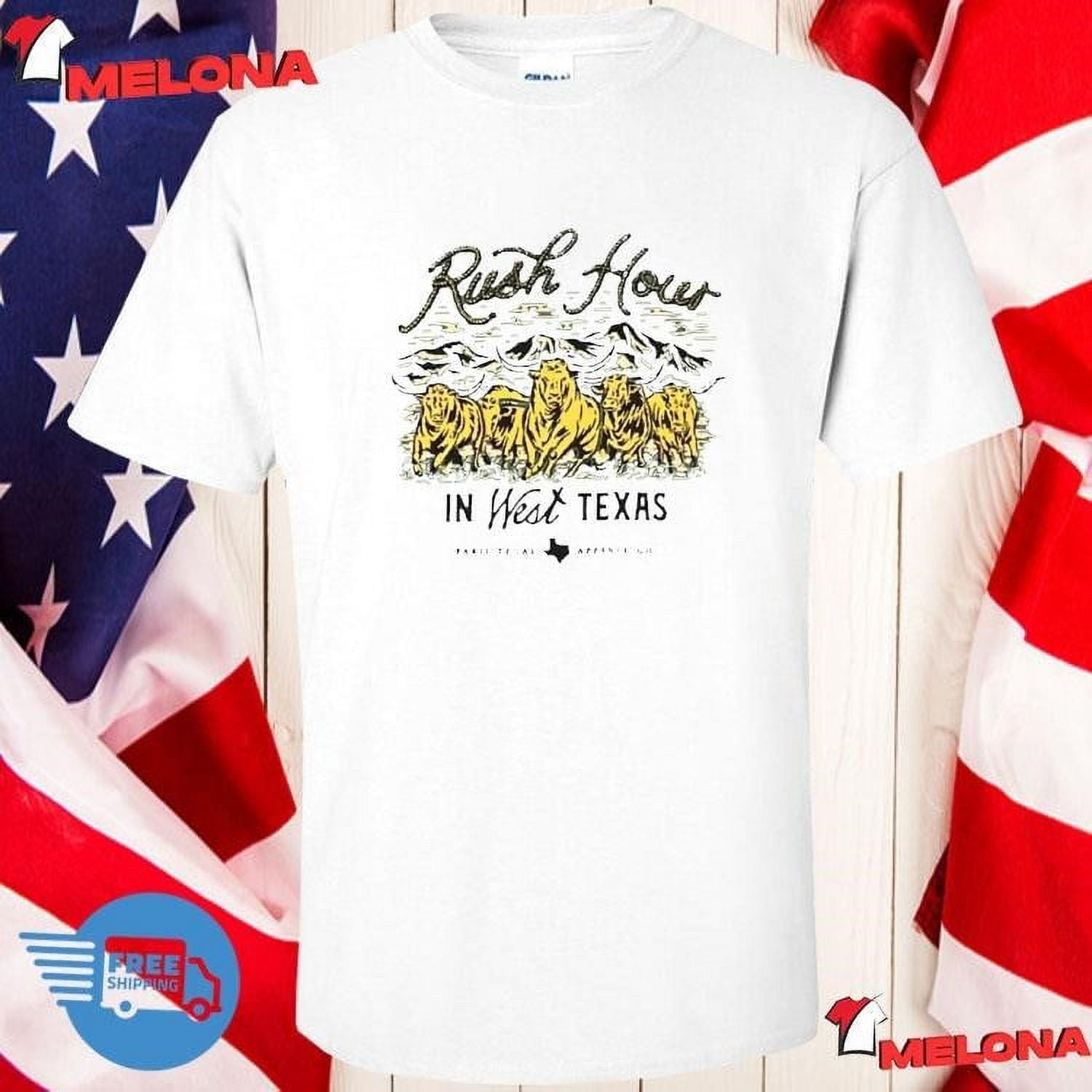 Rush Hour In West Texas Paris Texas Apparel Co Tshirt