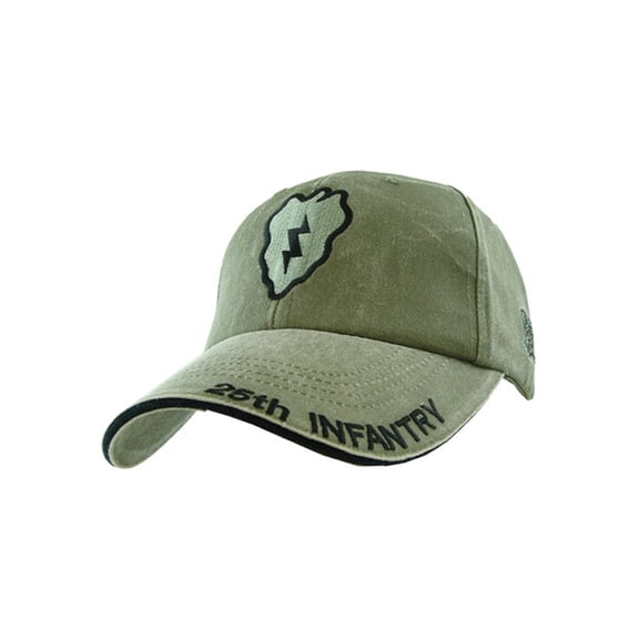 Rush Indstries, Inc. US Army 25th Infantry Green Cap
