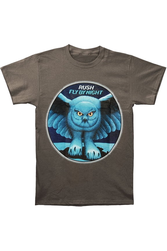 Rush Men's Fly By Night Slim Fit T-Shirt Grey 2XL