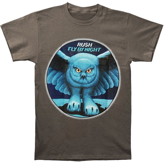 Rush Men's Fly By Night Slim Fit T-Shirt Grey 2XL
