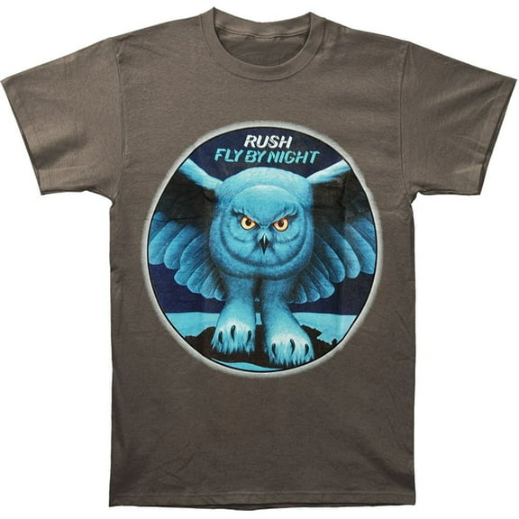 Rush Men's Fly By Night Slim Fit T-Shirt Grey M