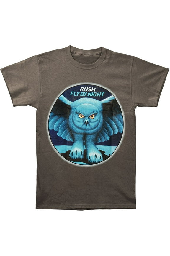 Rush Men's Fly By Night Slim Fit T-Shirt Grey M