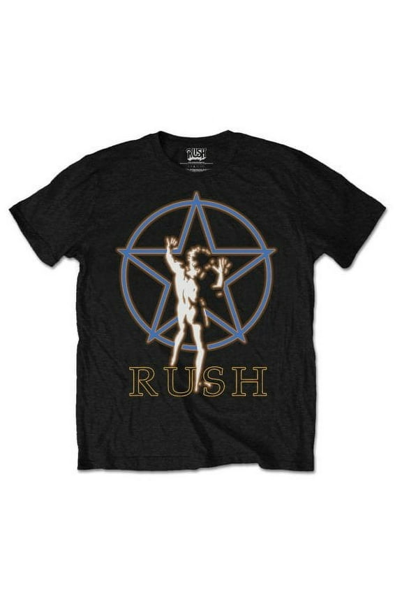 Rush Men's Star Man Glow T-shirt XX-Large Black