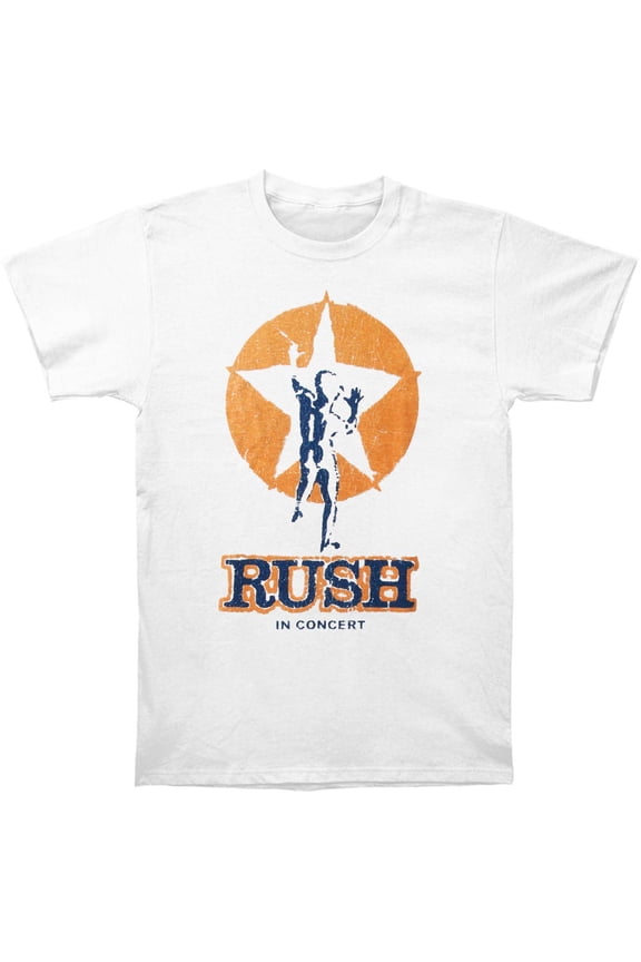 Men's Tour of UK 1978 Slim Fit T-Shirt White Large | Officially Licensed Merchandise