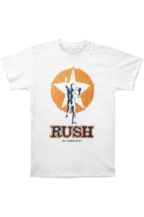 Men's Tour of UK 1978 Slim Fit T-Shirt White X-Large | Officially Licensed Merchandise