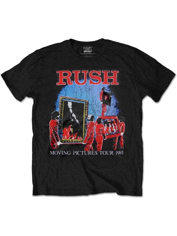 Rush Moving Pictures Tour Graphic T Shirt, Concert Fan Tee, Rock Lover Gift Size S-4XL