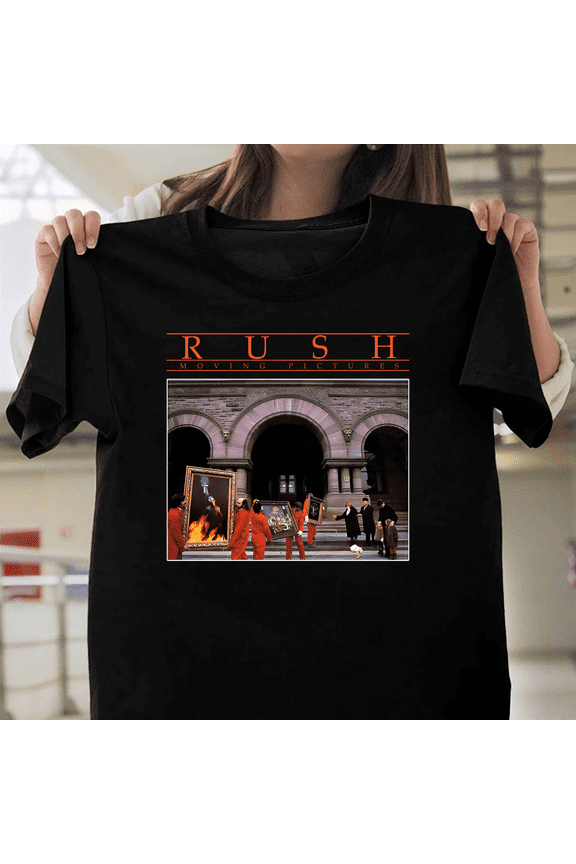 Rush Moving Pictures Vintage Retro Music Prog Rock Band Album Art Tom Sawyer Tee V61276 Unisex T-Shirt, Size Up to 5XL