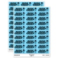 thumbnail image 1 of Rush Order Expedited Shipment Running Person Sticker Set - Light Blue - Matte Finish - 1.75" Medium, 1 of 7