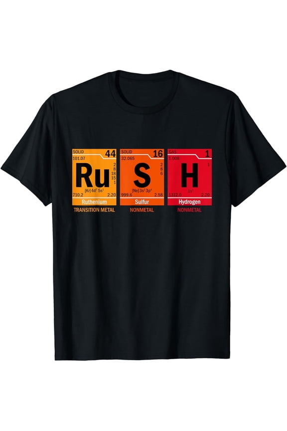 Rush Periodic Table T-Shirt