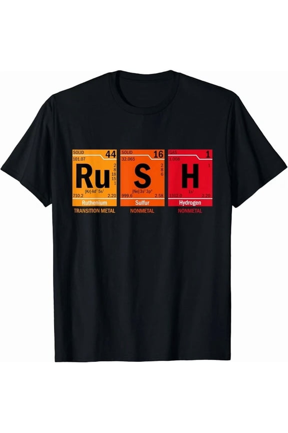 Rush Periodic Table Tee Gift Unisex T-Shirt