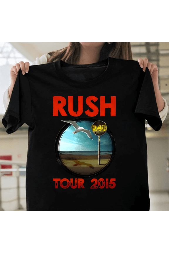 Rush R40 Live 40th Anniversary Tour 2015 Progressive Rock Band Concert Art V1131003 Unisex T-Shirt, Size Up to 5XL
