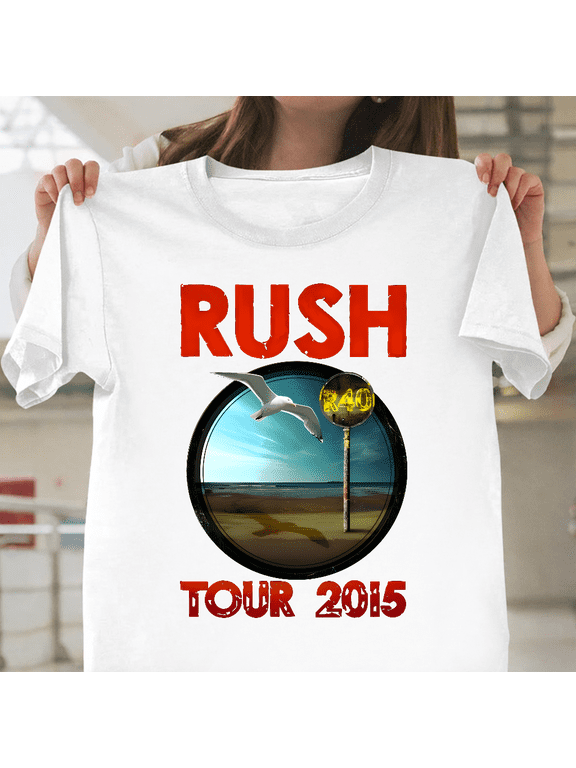 Rush R40 Live 40th Anniversary Tour Progressive Rock Concert Art Unisex T-Shirt, for men & women, up to size 5XL.