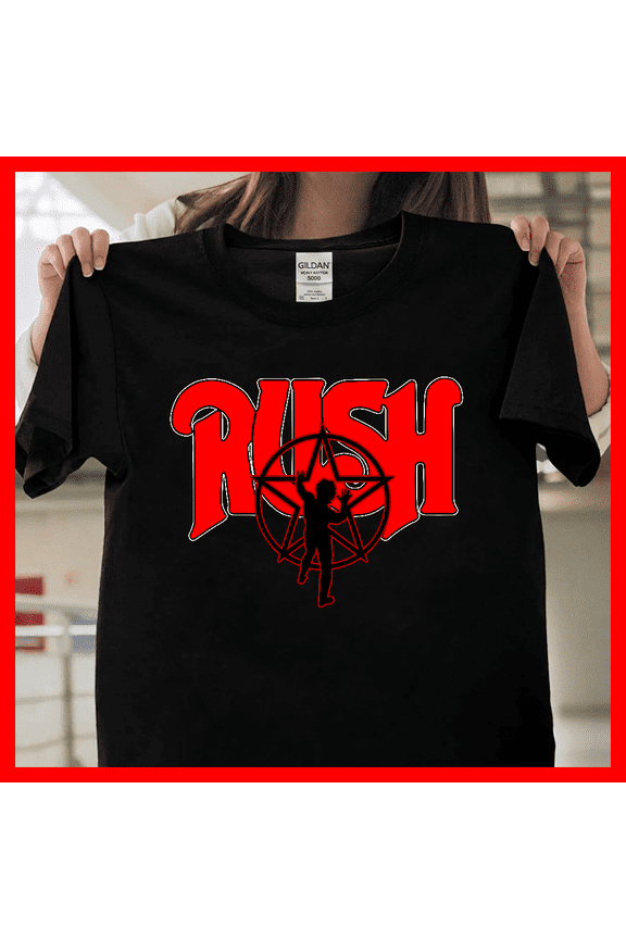Rush Rock Band Graphic Vintage Prog Rock Music Retro Fan Aesthetic Gift T1196 Unisex Graphic T-Shirt Soft Cotton, Sizes S-5XL