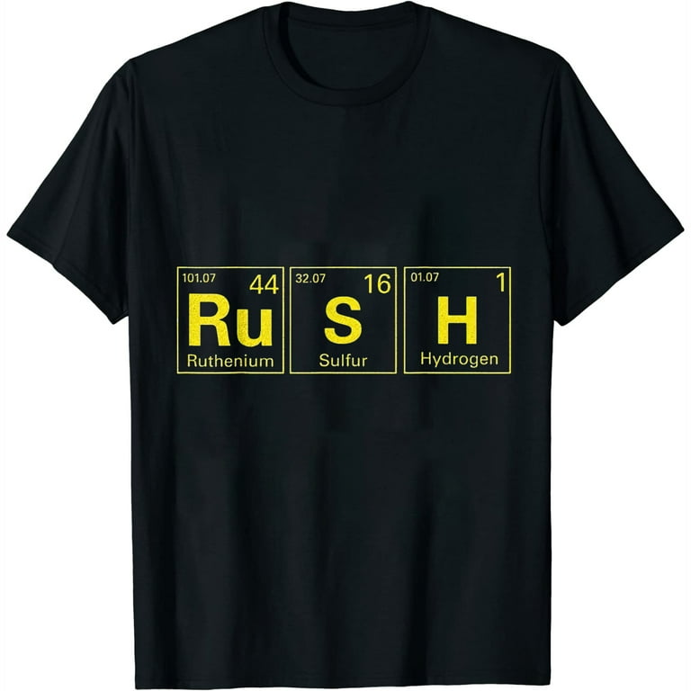 Rush (Ru-S-H) Periodic Table Elements Shirt Rush (Ru-S-H) Periodic Table Elements Shirt