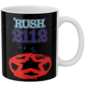 Pyramid America: Rush 2112 - 11oz Ceramic Mug - Coffee & Tea Cup, Rock Band Album Artwork, Microwave-Dishwasher Safe, Music Fan Collectible, Licensed