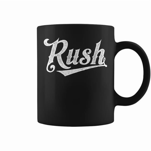 Rush Surname Retro Boy Girl Coffee Mugs