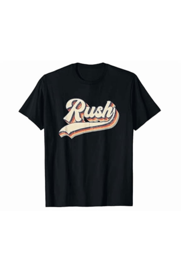 Rush Surname Vintage Retro Gift Men Women Boy Girl Shirt Hot Trending Shirt, Vintage Birthday Gift