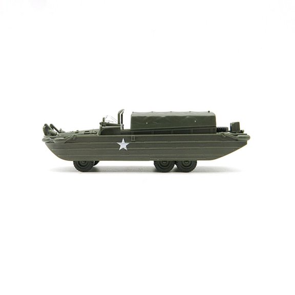 Rushawy 1 1.57 Inch Olive Green Amphibious Combat Vehicle Model Kit for Kids Desk Display