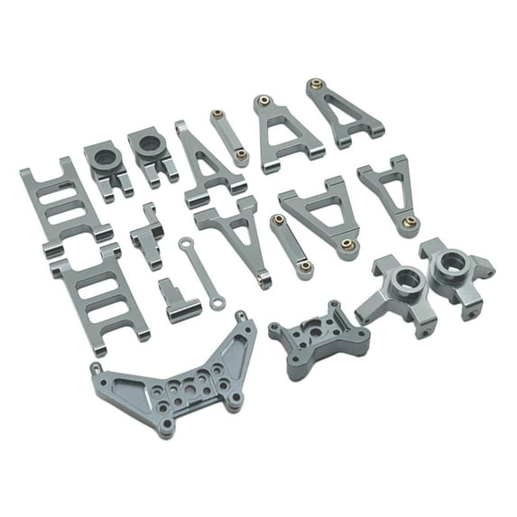 Rushawy 1/14 RC Cars Metal Spare Parts for 14301 14302 Accessory DIY Easy to Install Titanium