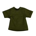 thumbnail image 1 of Rushawy 1/6 Female T Shirt, Handmade Doll Clothes Short Sleeves Costume for 12in Figures Green, 1 of 9