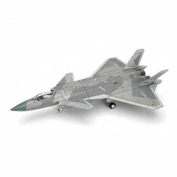Rushawy 1/72 Scale J-20 Fighter Jet Model Low-Observable Fighter Detailed Model Building Model Kit  Airplane for Beginners, Display
