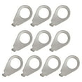 thumbnail image 1 of Rushawy 10 Pieces Guitar Knobs Pointer Plate, Metal, Guitar Control Knob Washers Easy to Argent, 1 of 9