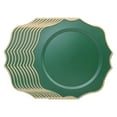 thumbnail image 1 of Rushawy 10 Pieces Serving Plates Kitchen Plates Unbreakable Reusable Lightweight Green, 1 of 8