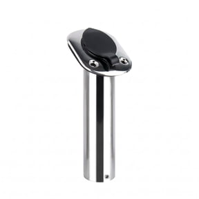 Rushawy 2 Set Boat Fishing Rod Holder Flush Mount Pole Bracket Marine Stainless Steel 30 Degree Angle for Charter Boats