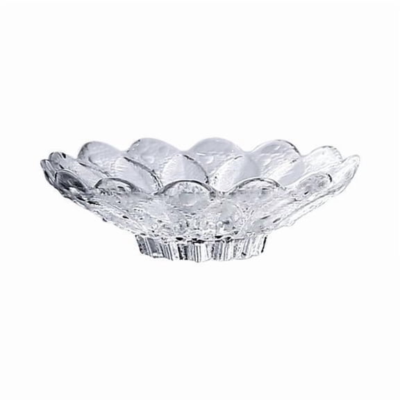Rushawy 2xFruit Bowl Serving Plate Large Tableware Table Centerpiece Fruit Plate Dessert Bowl for Candy Snacks Cupcake Kitchen Birthday 2 Pcs