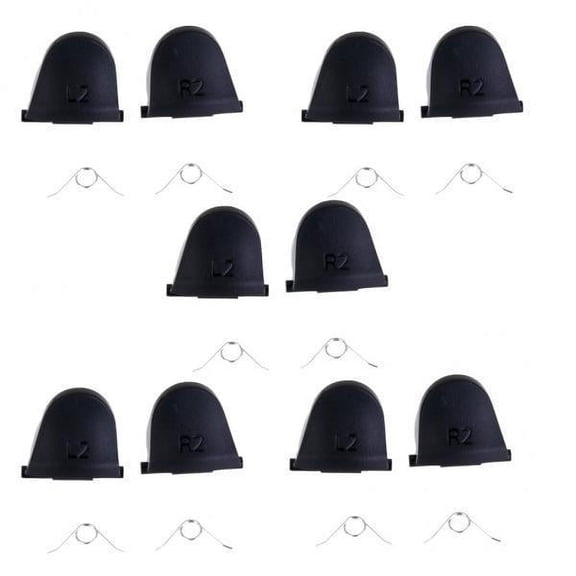 Rushawy 3x5 Pairs L2 R2 Buttons + 10 Replacement For 4 3 Pcs