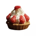 thumbnail image 1 of Rushawy 3xDollhouse Cake Miniature Dollhouse Accessories Decoration Strawberry 3 Pcs, 1 of 9