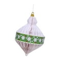 thumbnail image 1 of Rushawy 4 Pieces 3D Christmas Honeycomb Paper Lantern Party Supplies Celling Hanging for White, 1 of 9