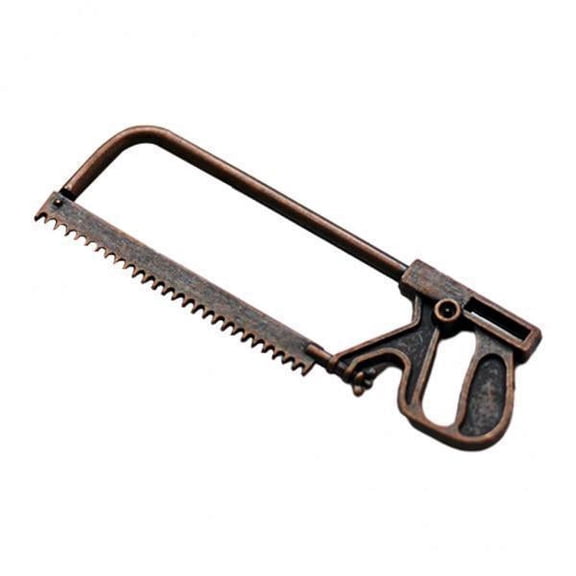 Rushawy 4x1/12 1/6 Doll House Saw Model Furniture Miniature Tools for Decor Big Brown 4 Pcs