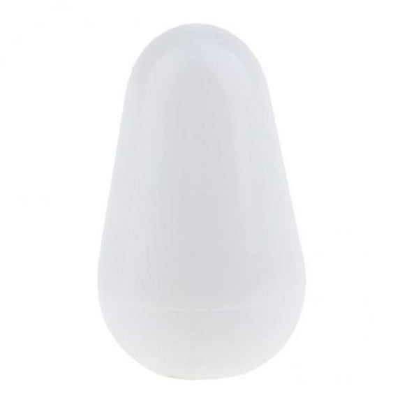 Rushawy 4xElectric Guitar Toggle Knobs Tip Cap Buttons White