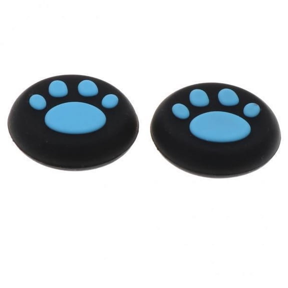 Rushawy 4xReplacement Analog Joystick Thumb Stick Silicone Cap for PSV1000/2000 Blue 4 Pcs
