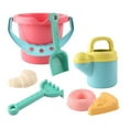 thumbnail image 1 of Rushawy 7 Piece Sand Toys, Travel Beach Toys, Watering Can And Beach Bucket, Sand Castle, 1 of 9