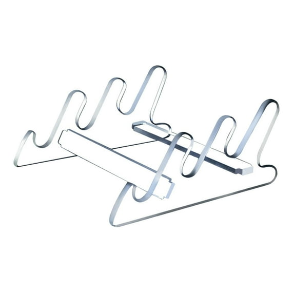 Rushawy Acrylic Keyboard Display Stand 3 Tier Keyboard Tray 9.8x8.6x4.3 inch Transparent B