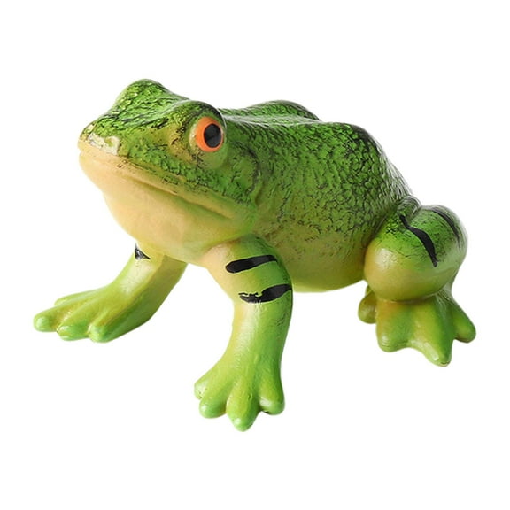 Rushawy Animal Model Toy Collection Learning Tools Realistic Frog Figurine Bath Toys 3.3cmx5cmx5.3cm