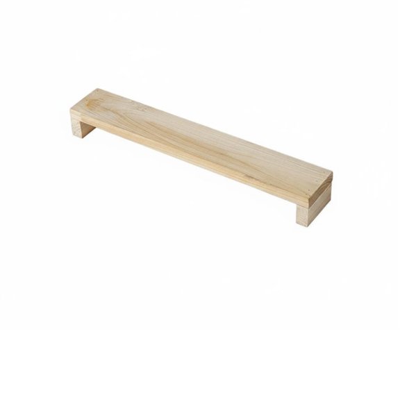 Rushawy Artist Hand Rest Board Pottery Painting Support Bridge Portable Fir Wood Build for Students Studio and Teaching Spaces