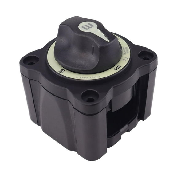 Rushawy Battery on Off Disconnect Switch 300A Easy Installation 12V to 48V Cutoff Switch