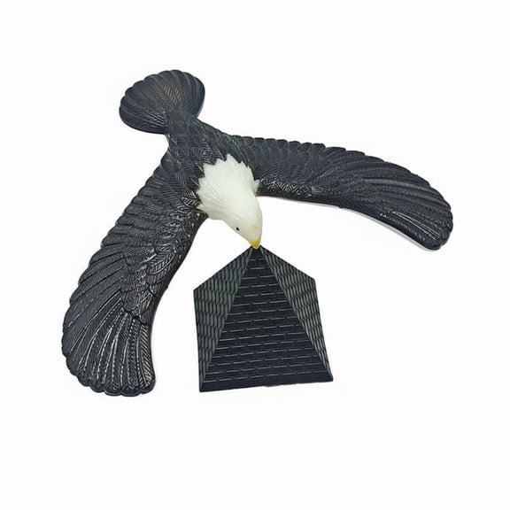 Rushawy Bird Toy Balance Eagle Gravity Decor Tabletop Kinetic Figurine Weighted for Soothing Motion and Attention Training for Kids Parents and Office Decor