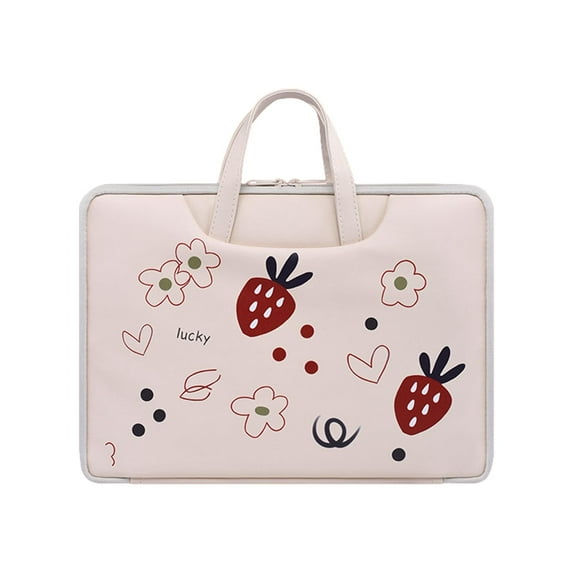 Rushawy Briefcase Computer Bag Laptop Storage Bag Laptop Bag for Women Carrying Case for Pink 15.6 Inch