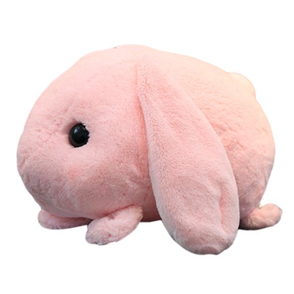 Rushawy Bunny Doll Cute Cuddly Home Decor Ornament Lop Eared Rabbit Toys for Pink