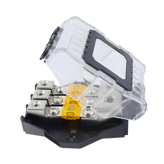 Rushawy Car Audio Distribution Fuse Block Multifunctional for Boats Vehicles RV 3 Way