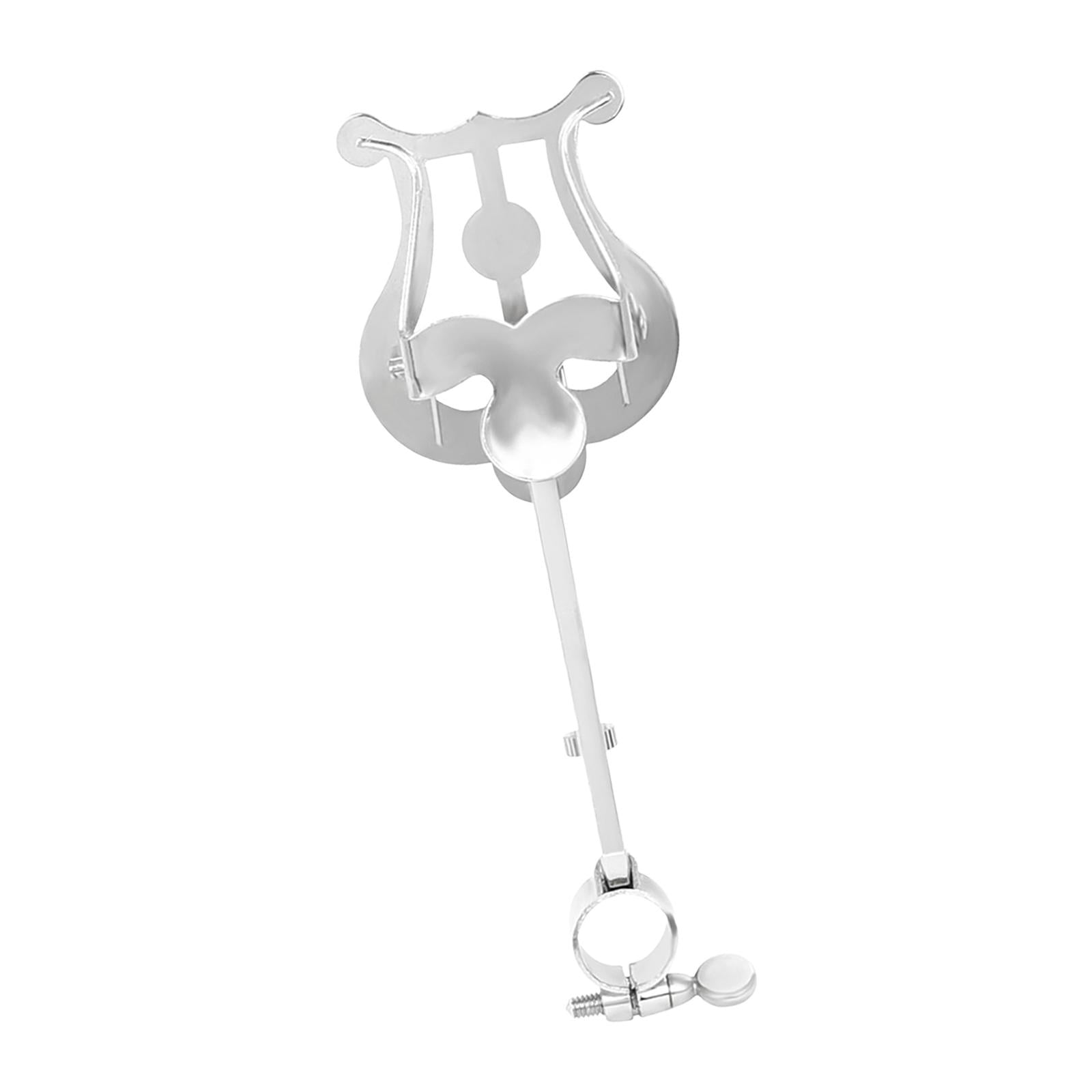 Rushawy Lyre Metal Trumpet Marching Clamp for BB