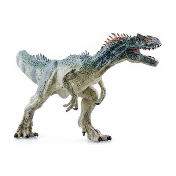 Rushawy Dinosaur Model Allosaurus Figurine Prehistoric Toy PVC Construction with Movable Jaw for Youth Ages 15 to 35 Home Decor