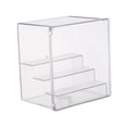 thumbnail image 1 of Rushawy Display Case Storage Case Figures Display Stand Container Stackable Showcase Clear with steps, 1 of 9