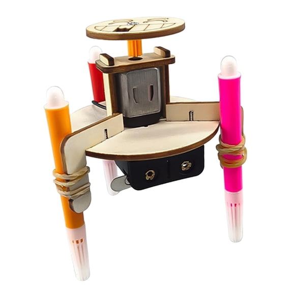 Rushawy Doodling Robot Building Kit Science Experiment Toy for Kids Learning &Creativity